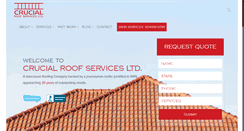 Desktop Screenshot of crucialroofservices.com