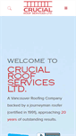 Mobile Screenshot of crucialroofservices.com